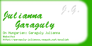 julianna garaguly business card